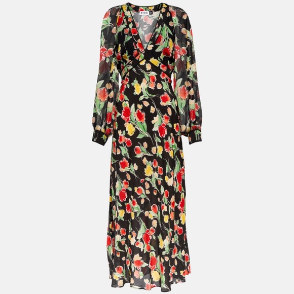 RIXO Ayla floral midi dress - Picture 4 of 8